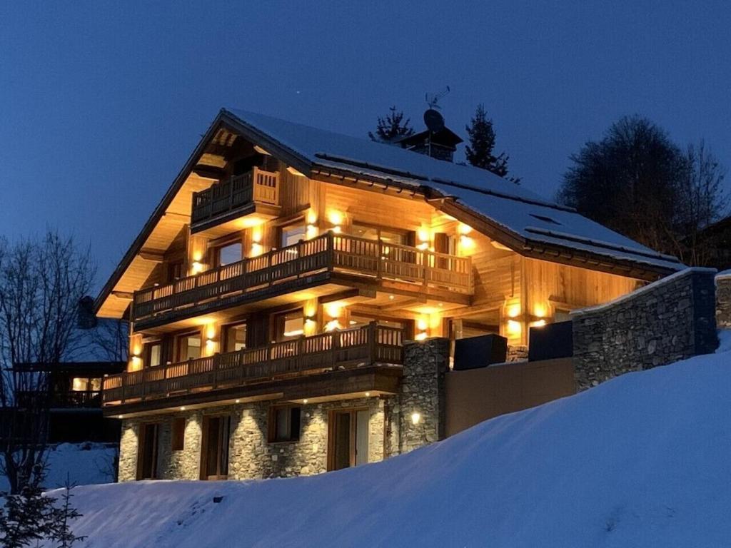 Chalet Carriaz Meribel Village 14Pers A 5Min A Pieds Des Pistes Et Commerces Les Allues Luaran gambar