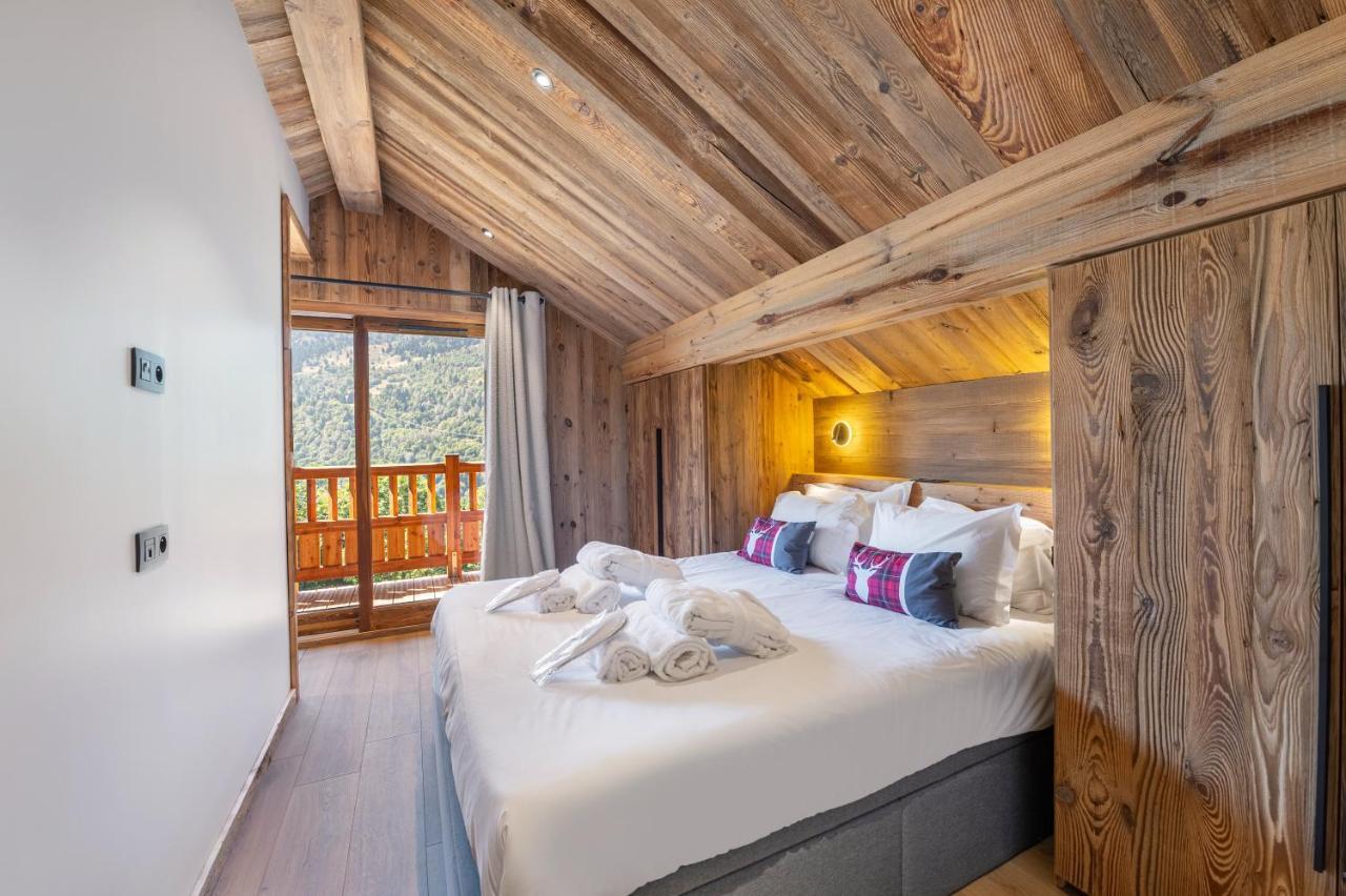 Chalet Carriaz Meribel Village 14Pers A 5Min A Pieds Des Pistes Et Commerces Les Allues Luaran gambar