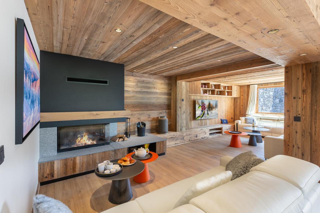 Chalet Carriaz Meribel Village 14Pers A 5Min A Pieds Des Pistes Et Commerces Les Allues Luaran gambar