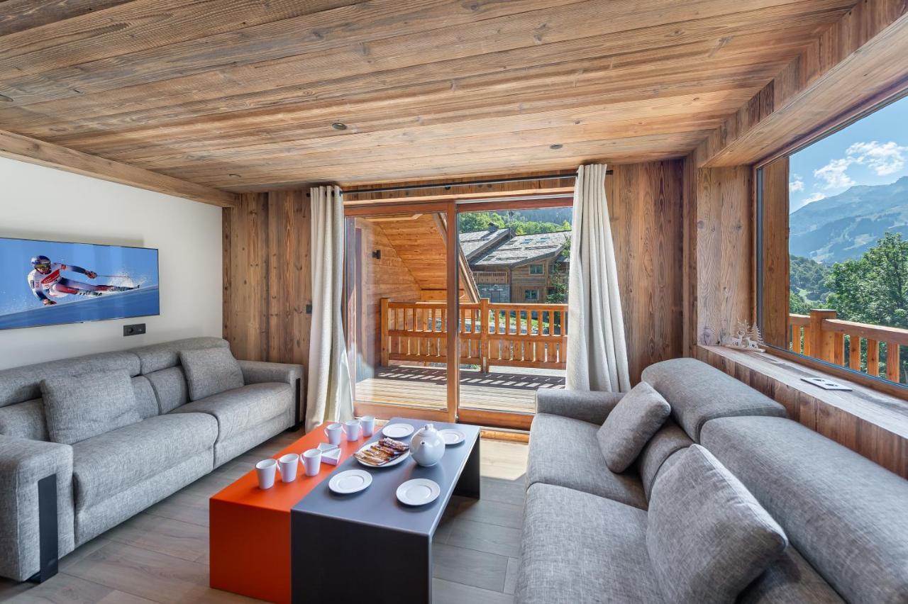 Chalet Carriaz Meribel Village 14Pers A 5Min A Pieds Des Pistes Et Commerces Les Allues Luaran gambar